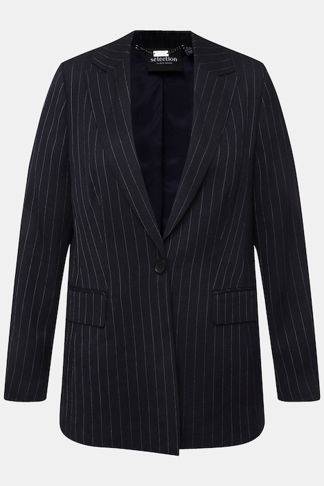 Blazer, Nadelstreifen, Reverskragen, Rückenschlitz