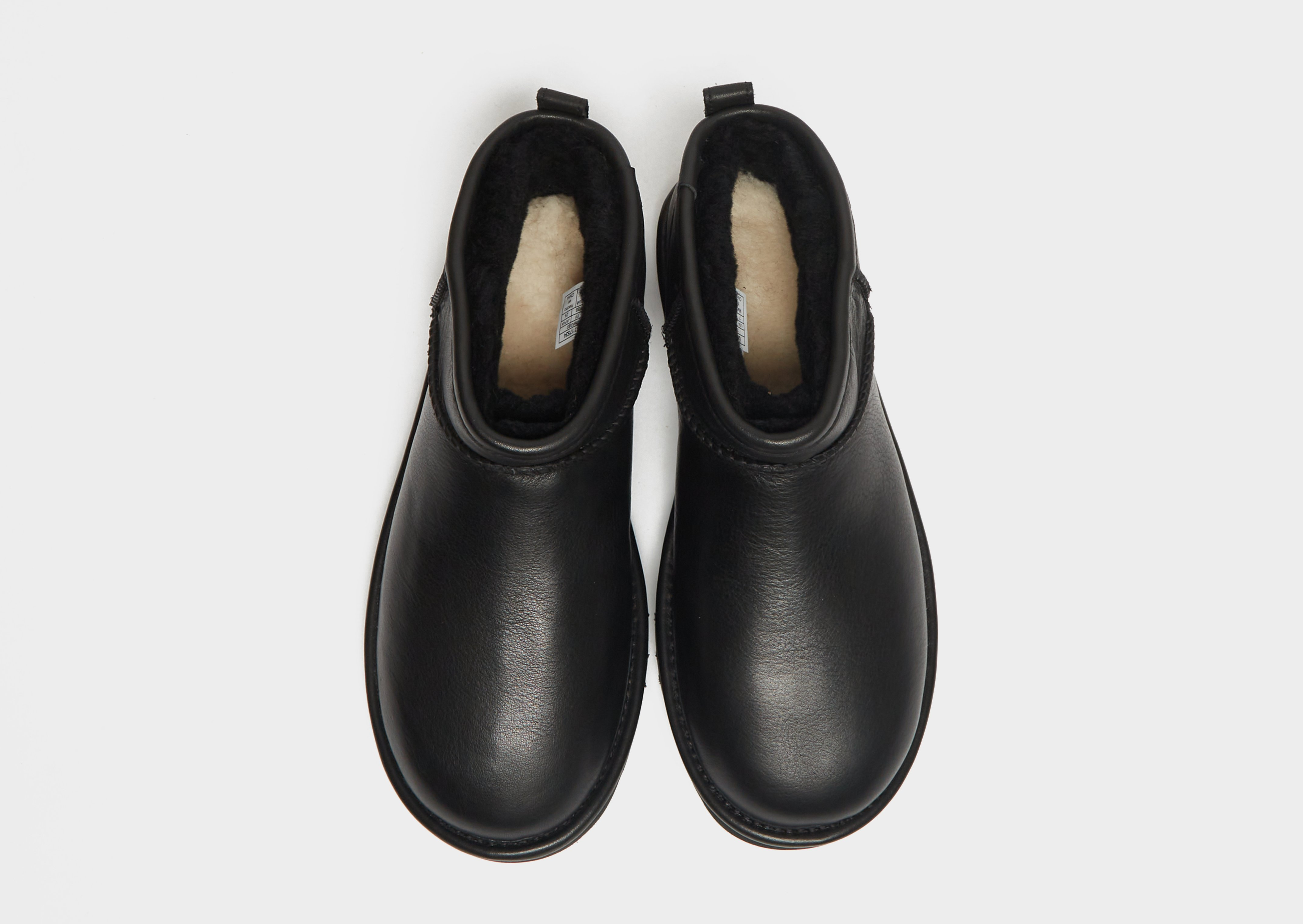 UGG Bottes en Cuir Classic Ultra Mini Femme