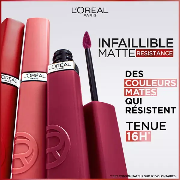 Batom Matte L'Oréal Paris Infallible Matte Resistance nº 245 French Kiss 5ml