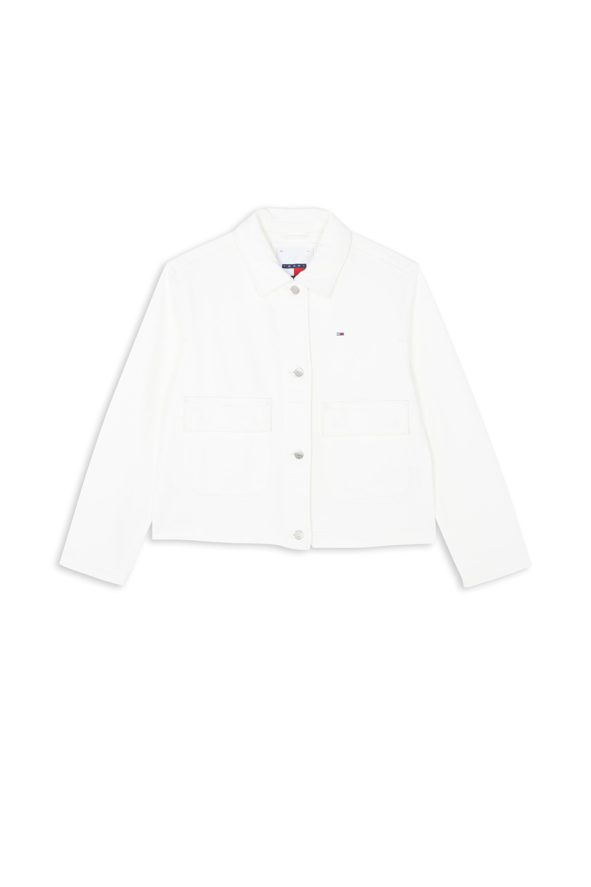 TOMMY JEANS Veste TJW GMD COTTON JACKE Blanc