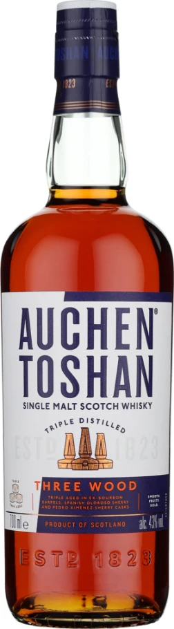AUCHENTOSHAN THREE WOOD SINGLE MALT 70CL