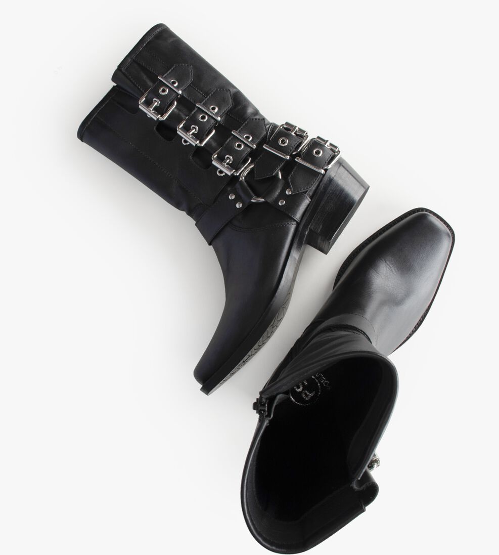 PS POELMAN zwarte ps poelman biker boots sidonia