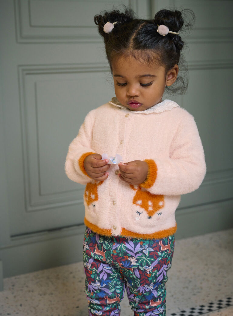 Cardigan manches longues pour bébé fille