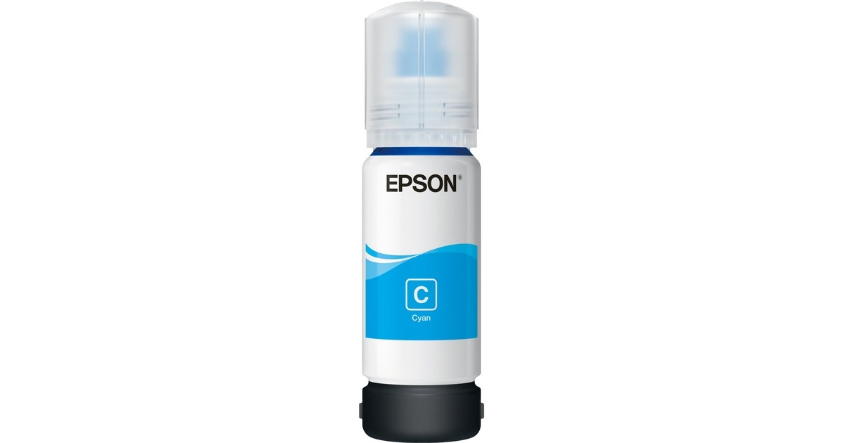 Epson104 EcoTank inkt  (C13T00P240, Cyaan)