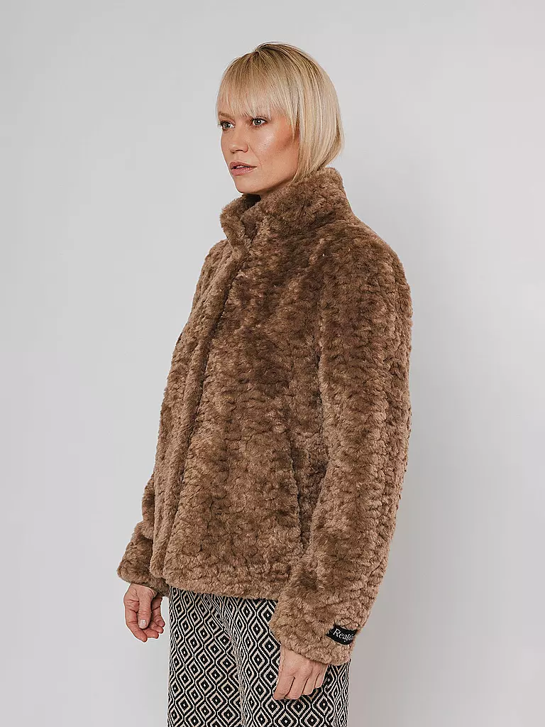 RINO&PELLE Jacke in Felloptik KION camel