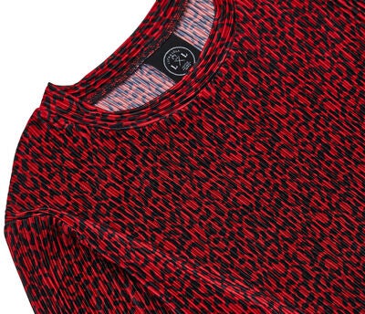 Luca & Lola Elettra Langermet Topp, Red Leopard