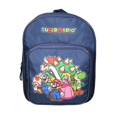 Sac à dos maternelle Super Mario - 1 compartiment - bleu - Bagtrotter