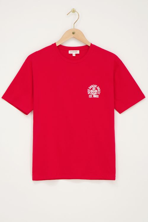 Rood T-shirt Rive Gauche Droite