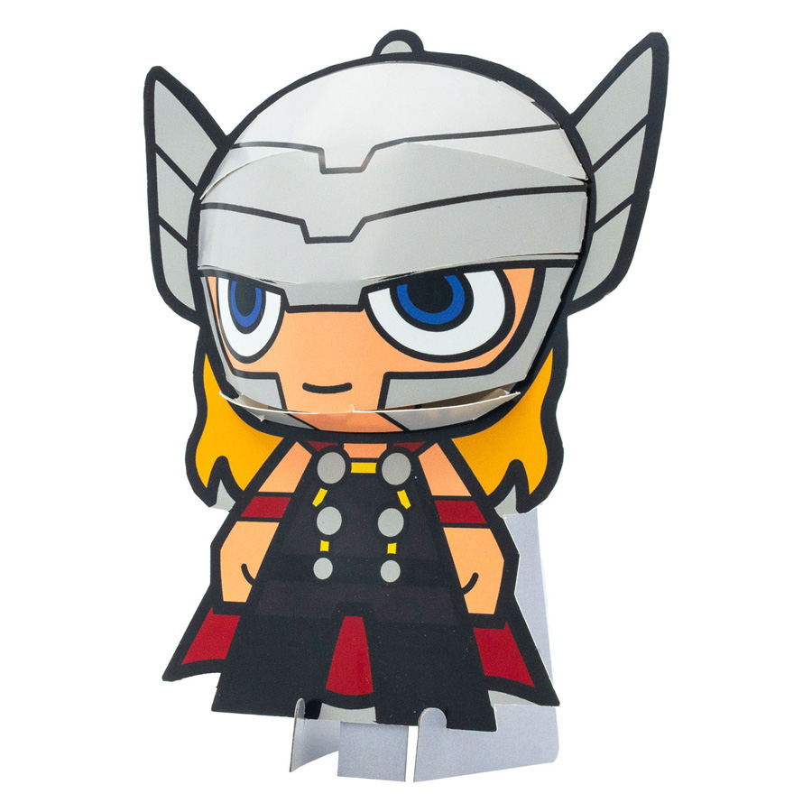 Vouw je eigen Marvel 3D Figuur Karton