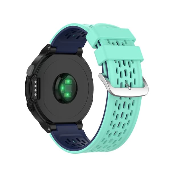 INF Klokkerem i silikon  Garmin Forerunner 220/230/235/630/620/735XT, Approach S20/S5/S6 Turkis Garmin Forerunner 220/230/235/630/620/735XT, Approach