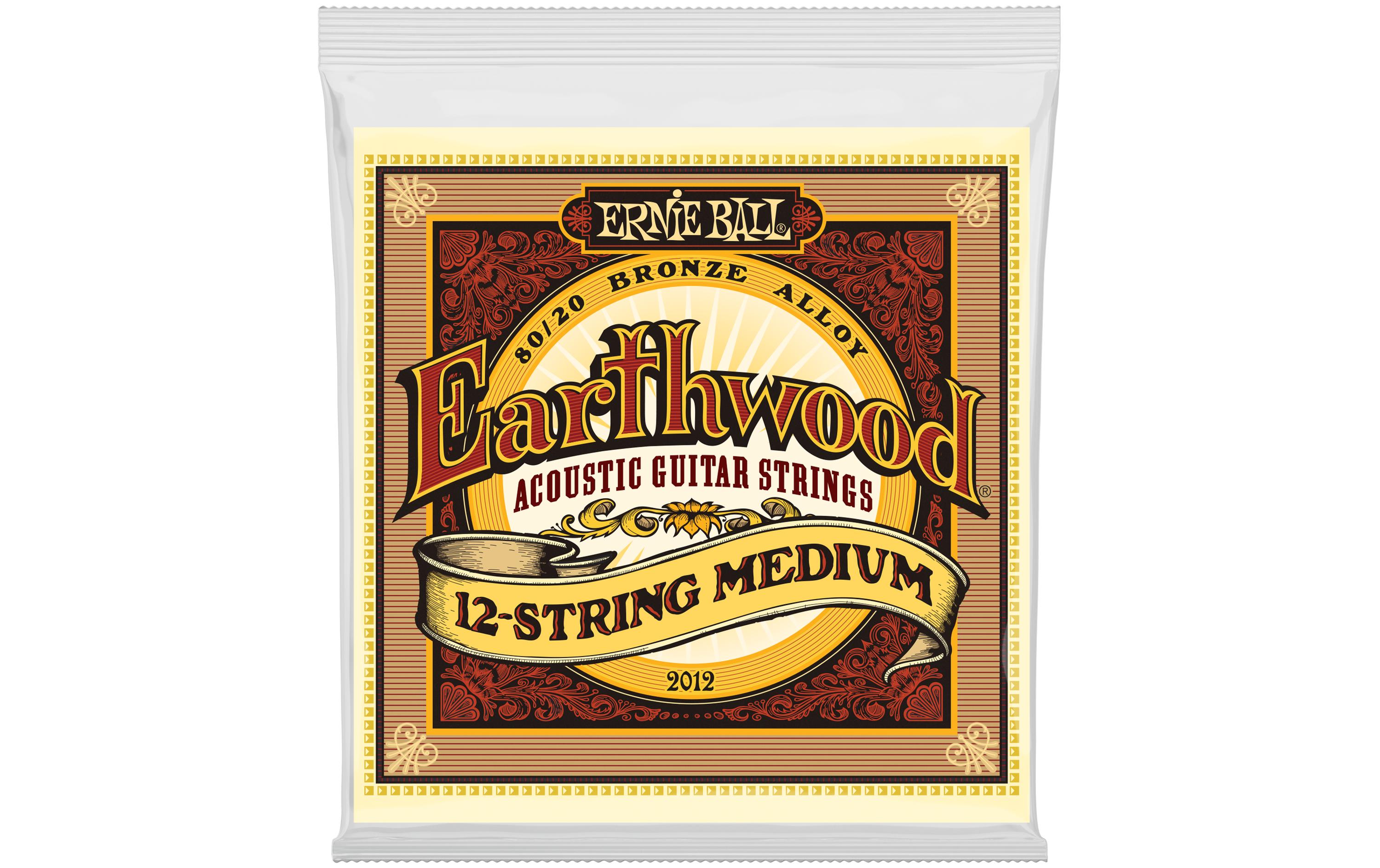 Gitarrensaiten 2012 Earthwood Bronze – Medium 11-52Praktischer Akustik-Saitensatz für Ihre Gitarre