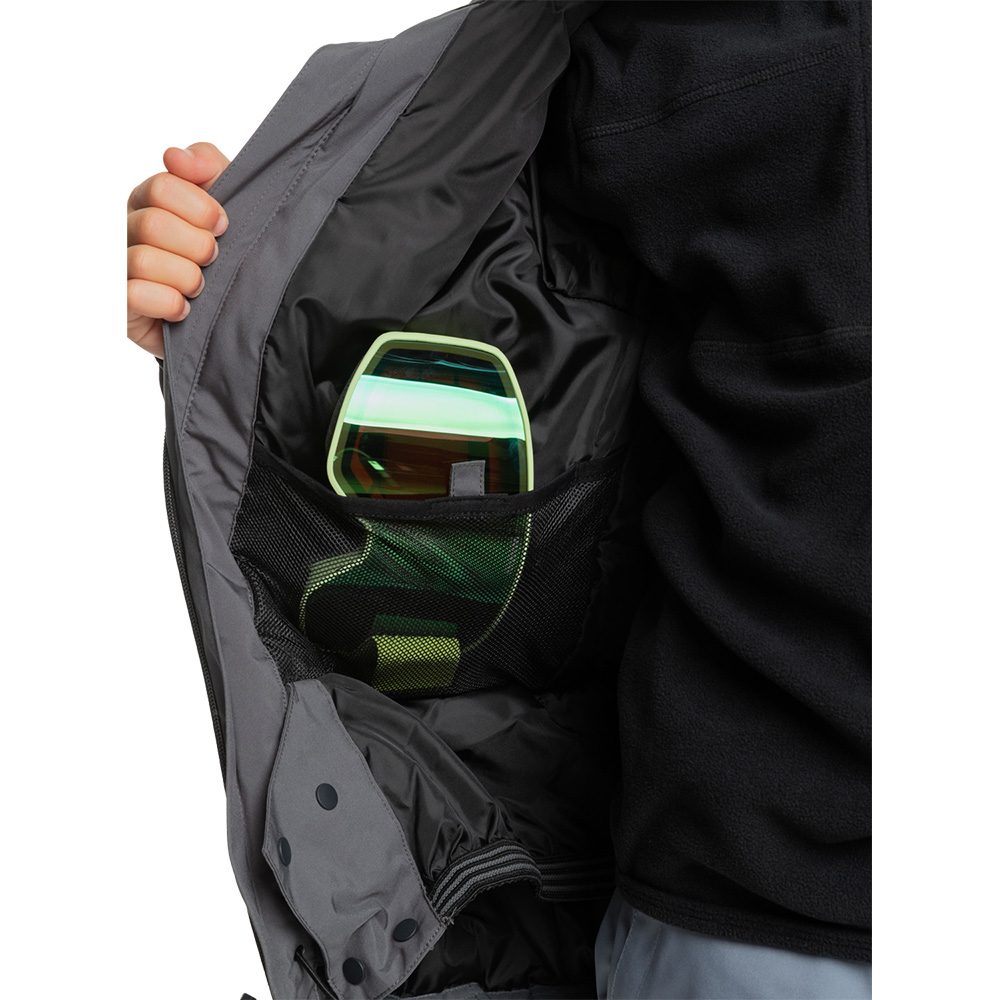 Quiksilver Silvertip Skijacke Jungen flint stone