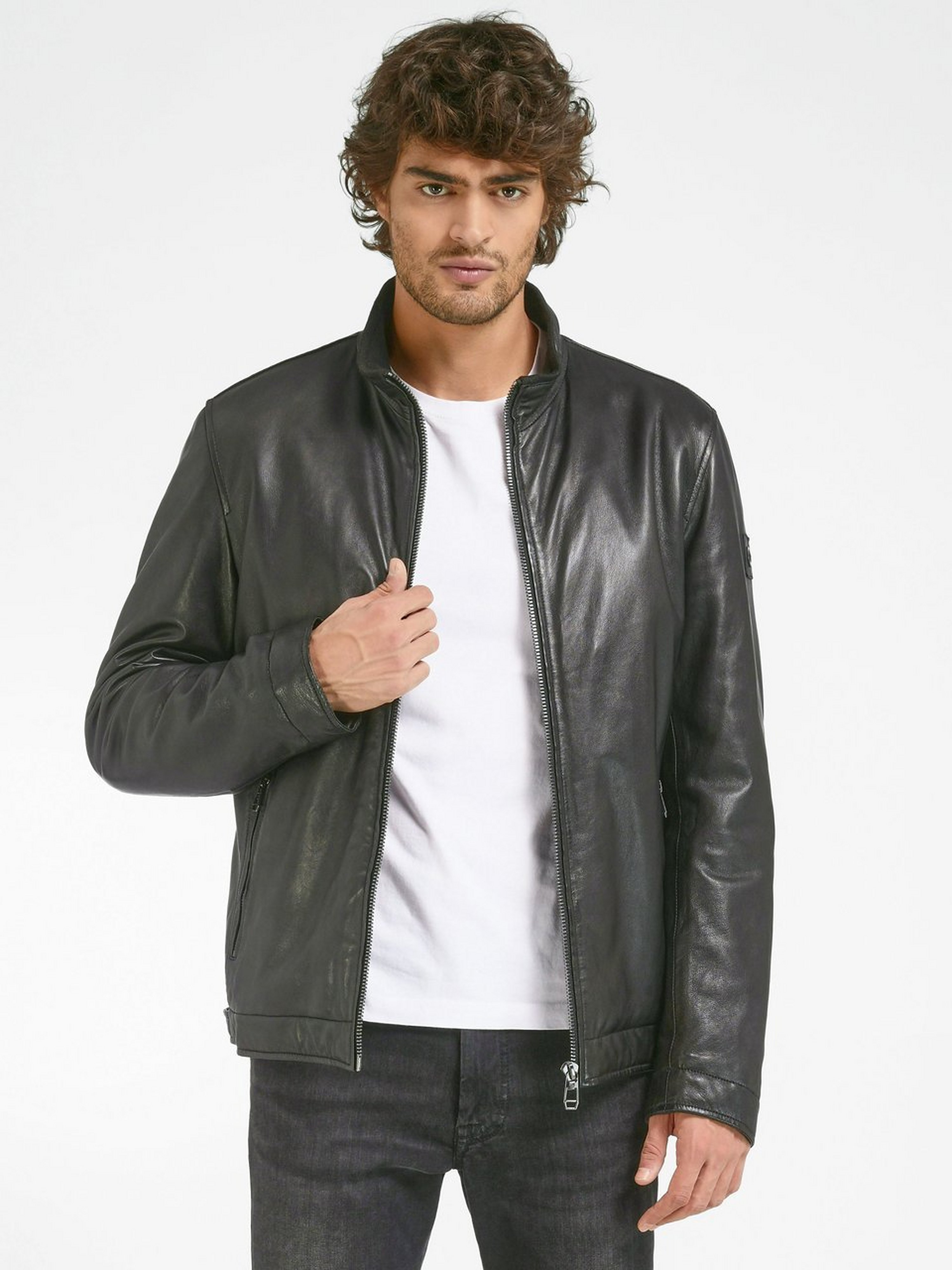 Lederjacke