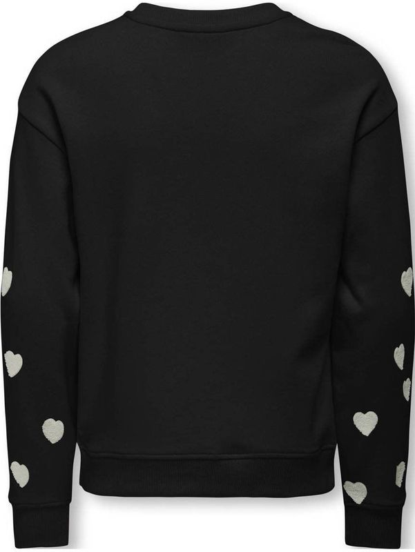 KIDS ONLY GIRL - Sweater - Hartjesprint - Katoen en Polyester