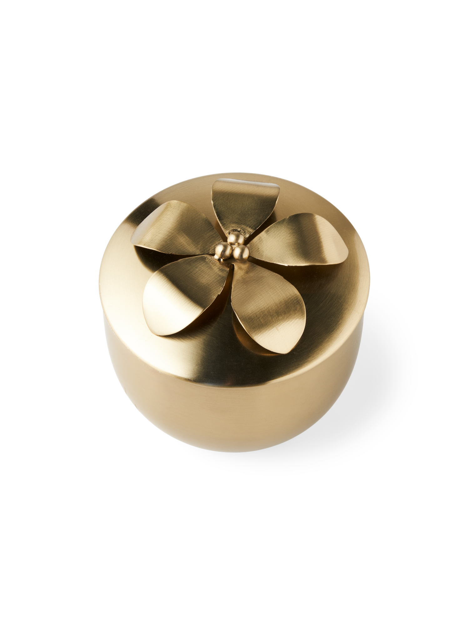 Dekorativ krukke | Jern. Ø10 x 7,5 cm. | Gold