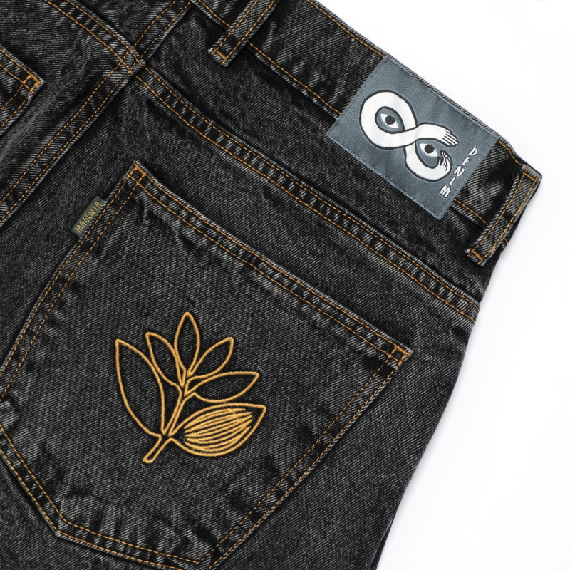 PANTALON OG 2 TONE - JEAN NOIR DÉLAVÉ