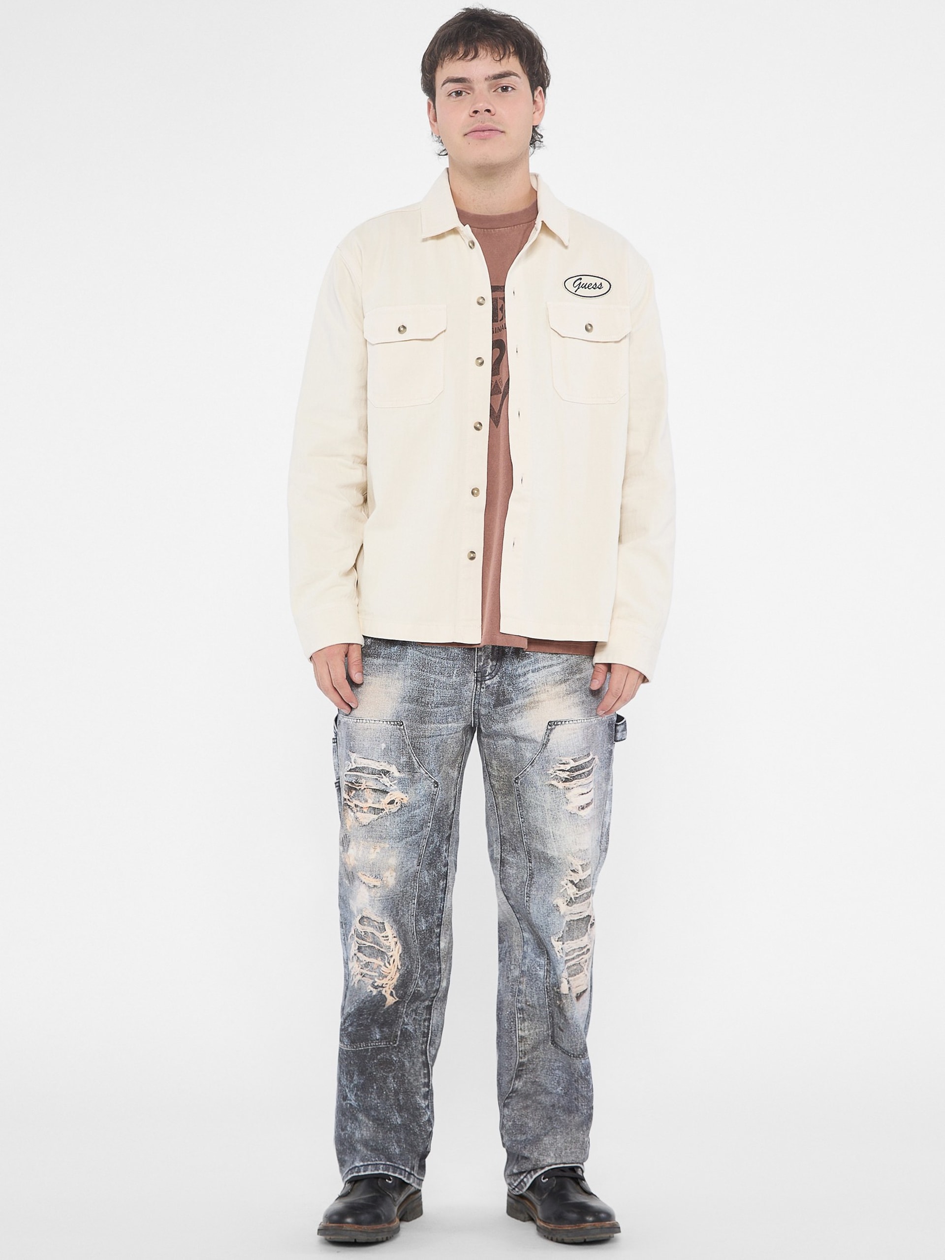 Camisa GUESS Originals Patch Work