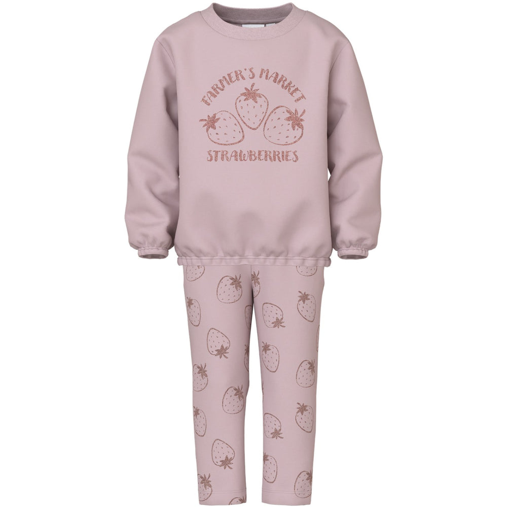 Køb Name It Burnished Lilac Nmfviluba Ls Nreg Sweat Sæt Unb