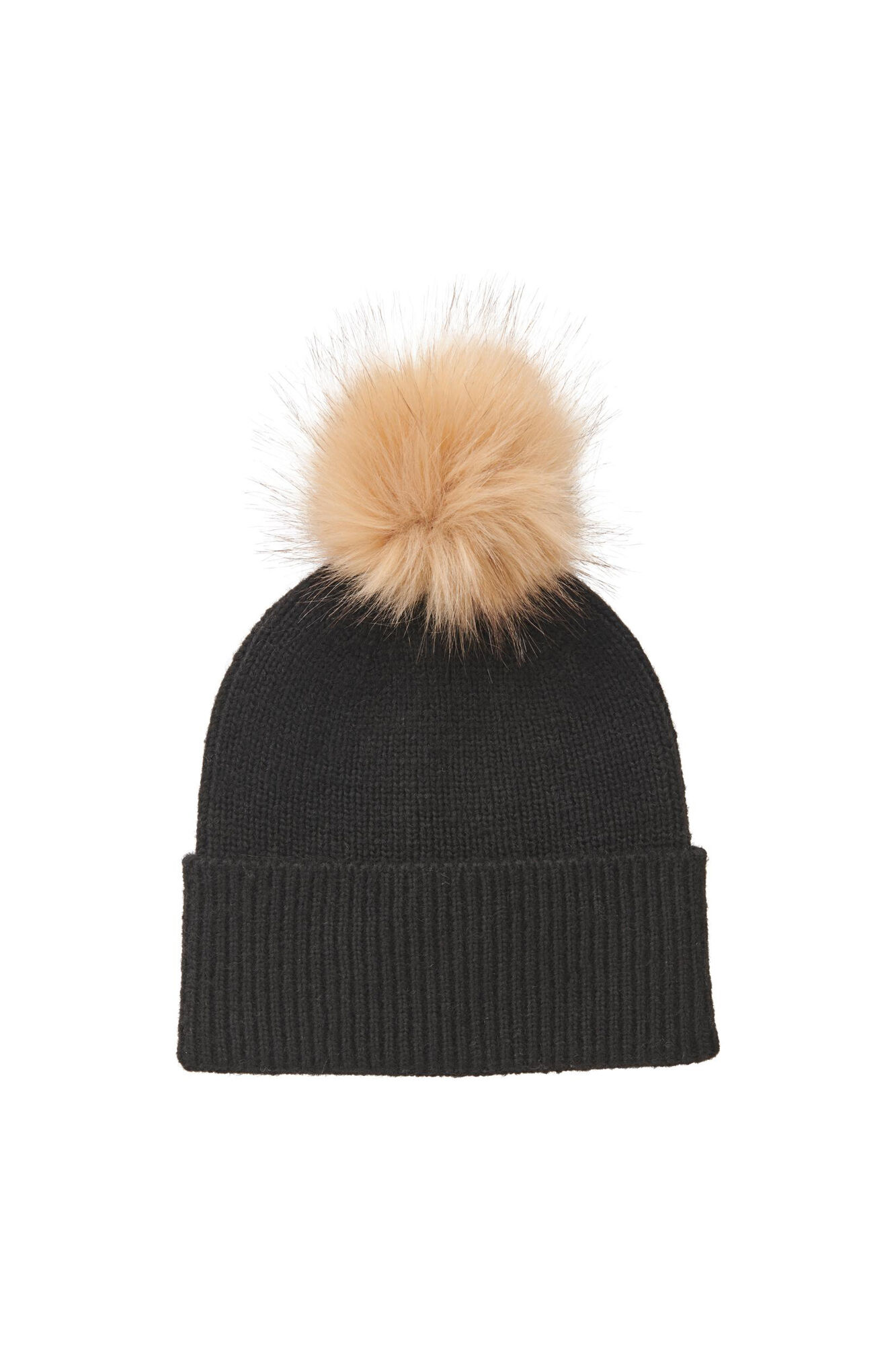 Gorro de lã com pompom