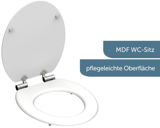 Schütte WC-Sitz »SPIRIT« mit Absenkautomatik und MDF-Holzkern