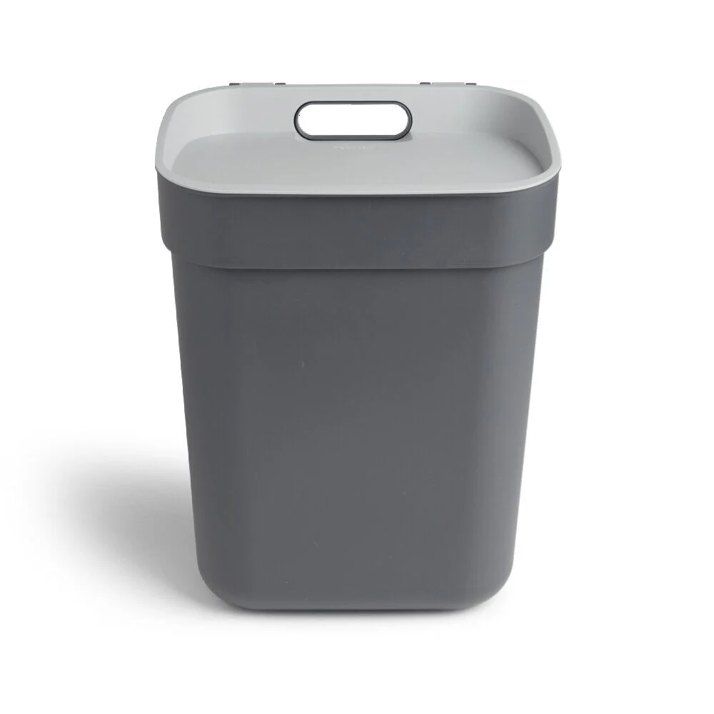 Poubelle de tri grise 10L