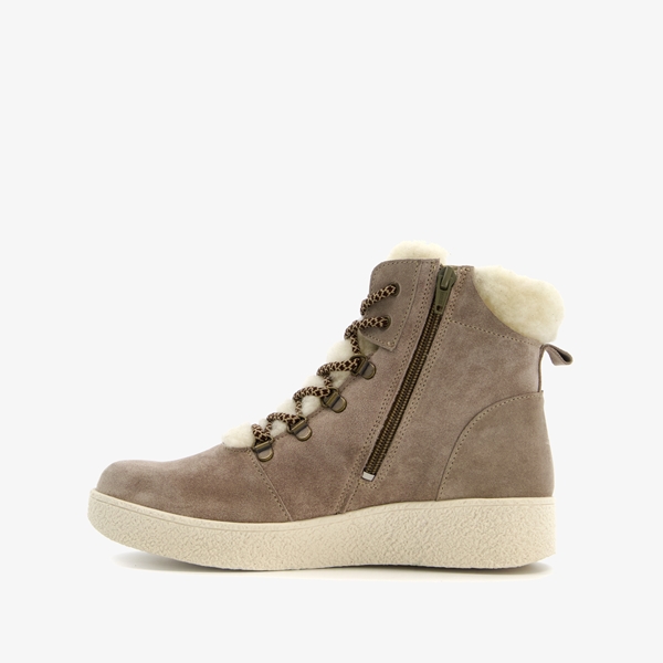 Hush Puppies gevoerde suede dames veterboots