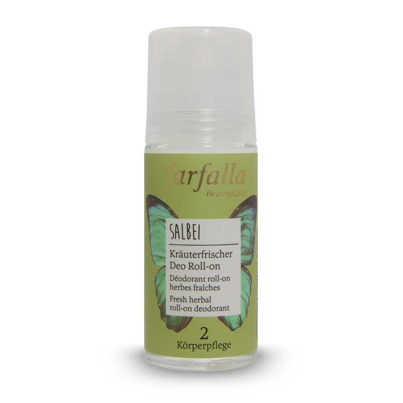 Farfalla Kräuterfrischer Deo Roll-on Salbei 50 ml