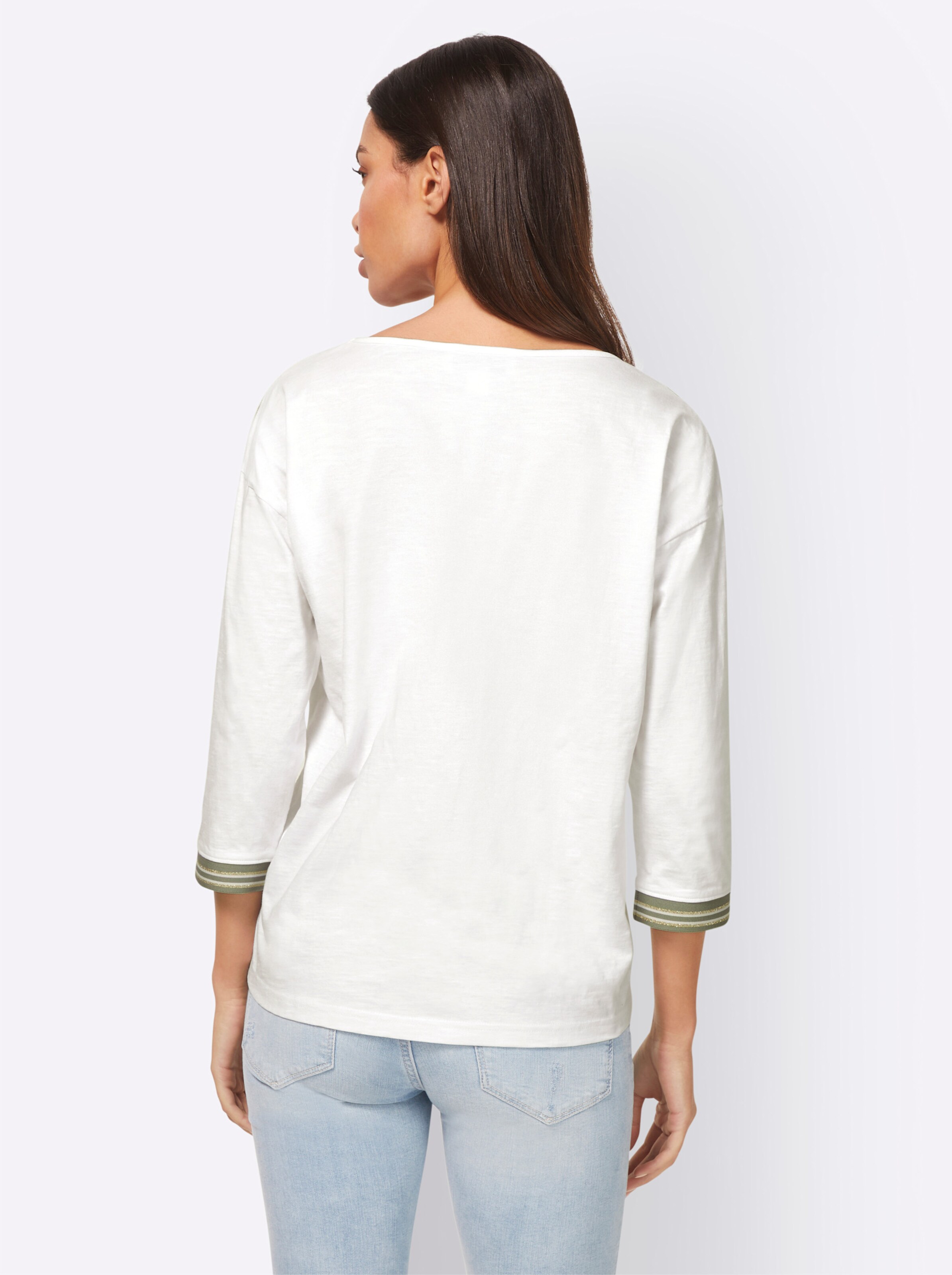 heine T-Shirt in ecru