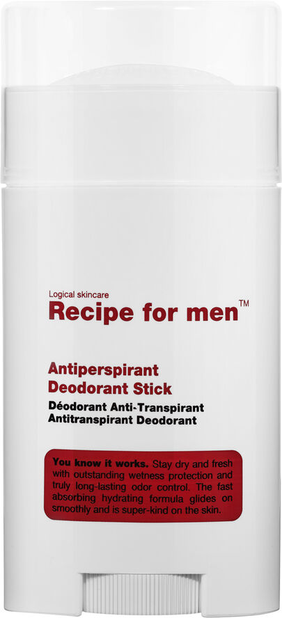 Receipe For Men ANTIPERSPIRANT DEODORANT STICK