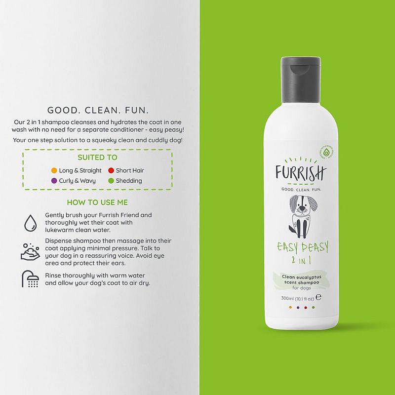 Furrish Easy Peasy 2-in-1 shampoo en conditioner 300 ml Hond | 15556