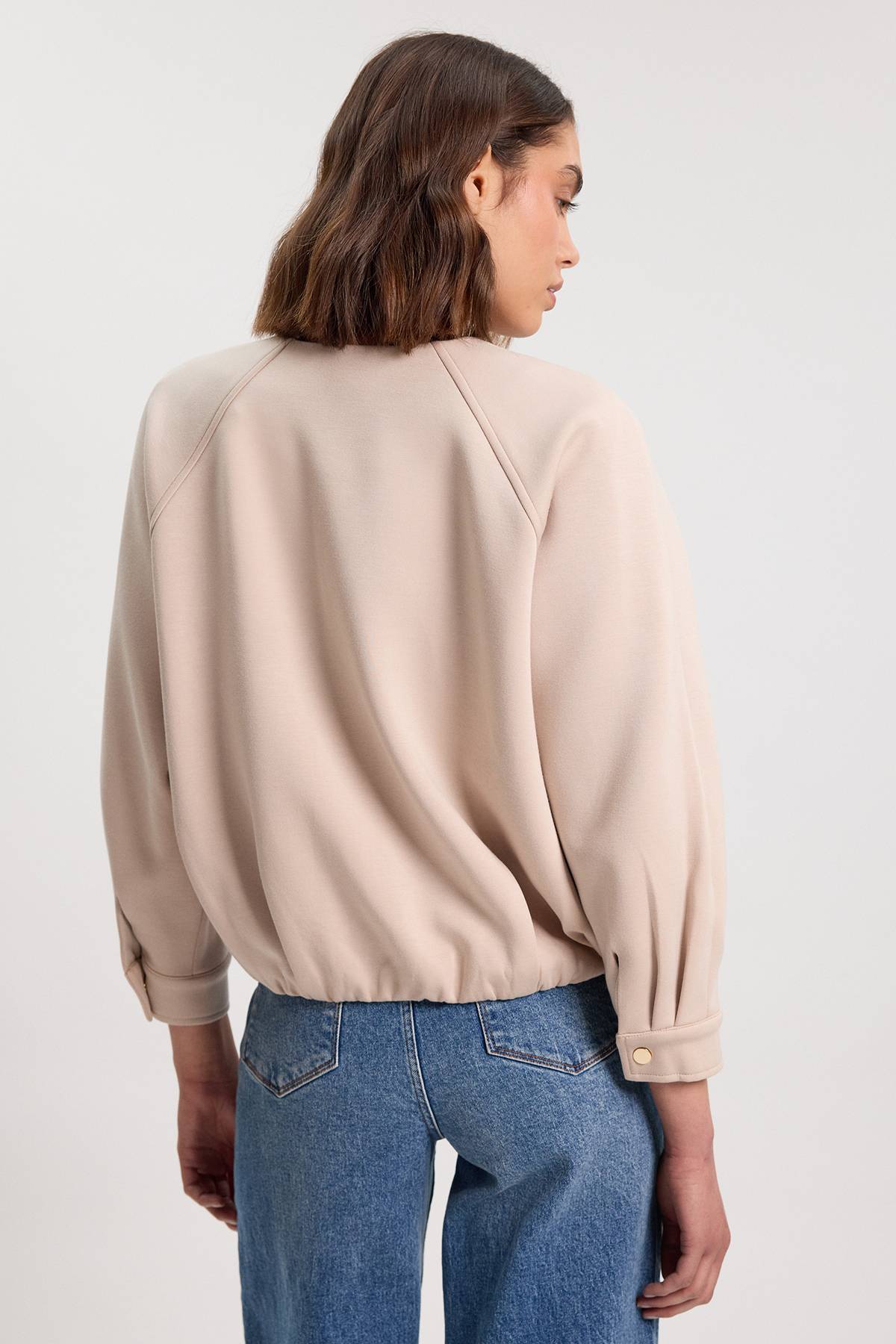 KarenMillen Veste Bomber Zippée En Jersey Scuba