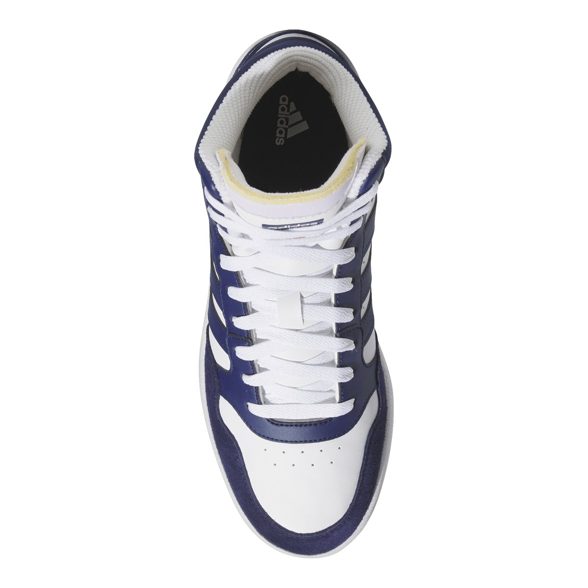 ADIDAS-Hoopsmid-tb.-Baskets de basketball - Talon plat - Gris Clair