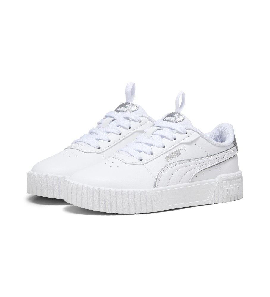 Tênis Puma Carina 2.0 Pop Up Metallics Branco
