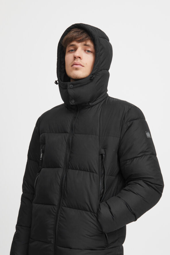 Casual Friday CFEVANS 0085 long puffer jacket Anthracite black