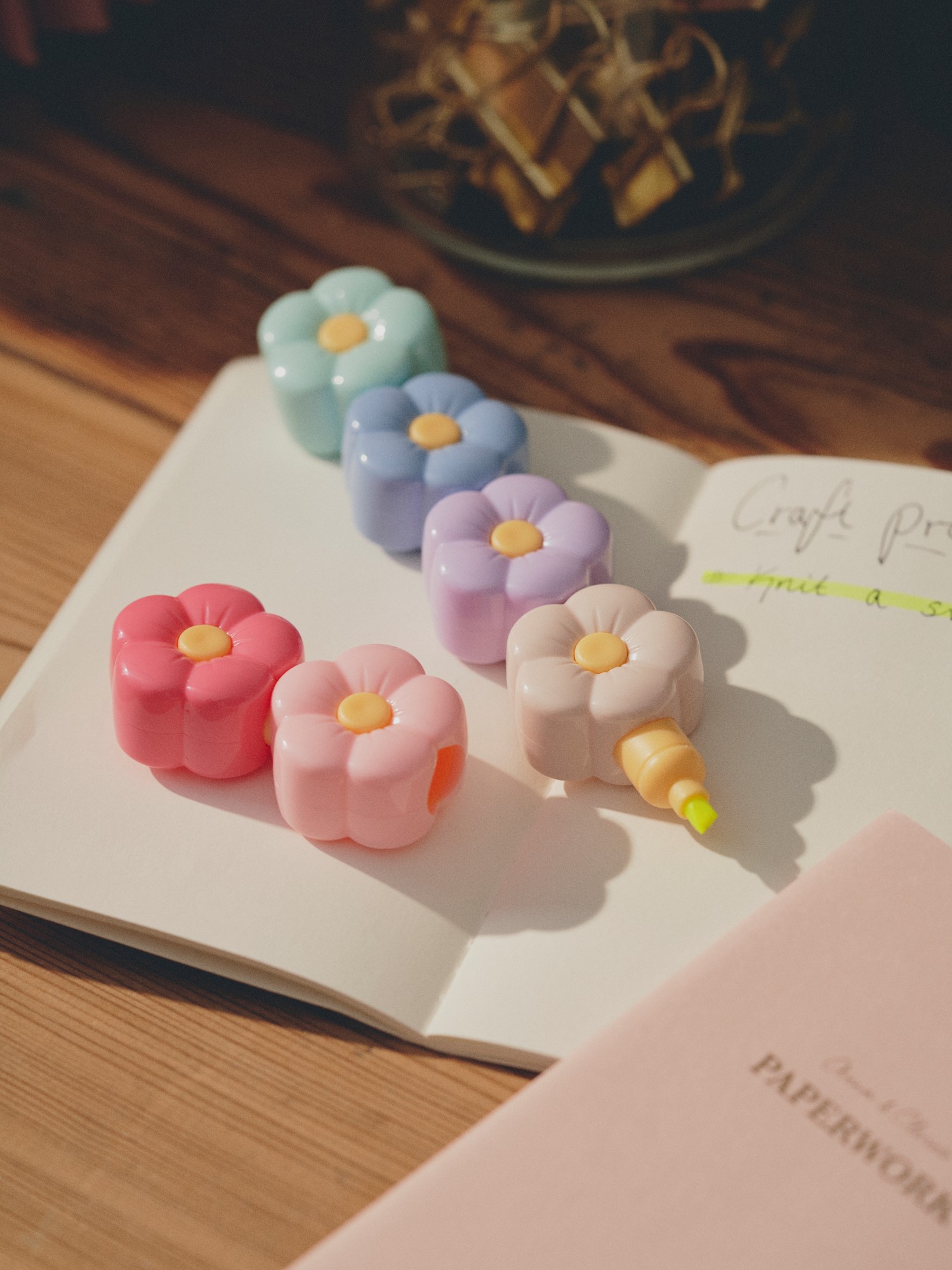 Highlighter-sæt | ABS. 5 stk. | Multi