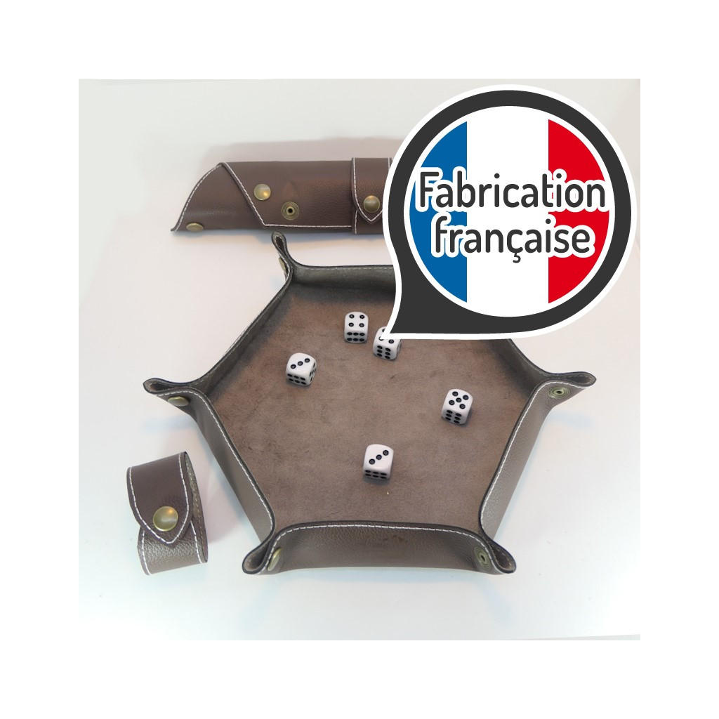 Piste de dés Nomade - Chocolat