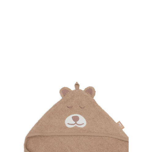 Cape de bain éponge 75x75 Jungle jambo - Biscuit - JOLLEIN