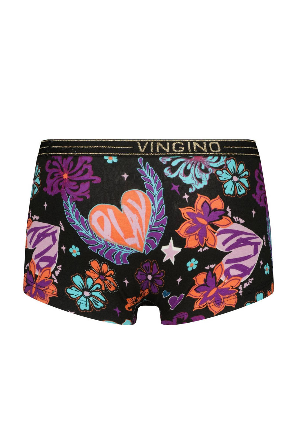 short Fantasy - set van 3 zwart/paars/oranje