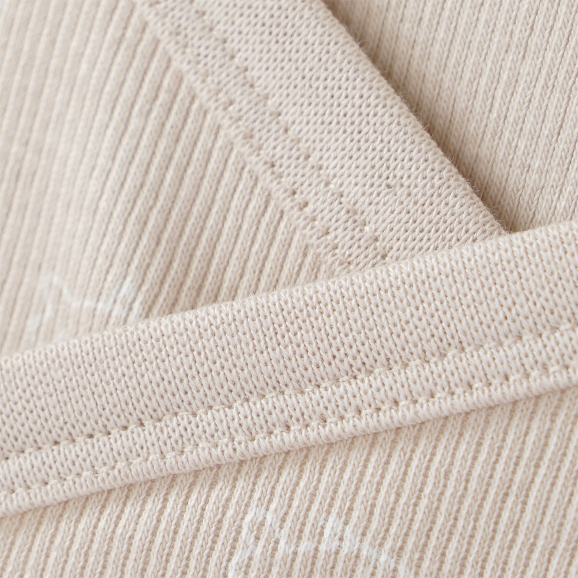 Topomini 2 Newborn Wickelbodys mit Rippstruktur salbei / beige
