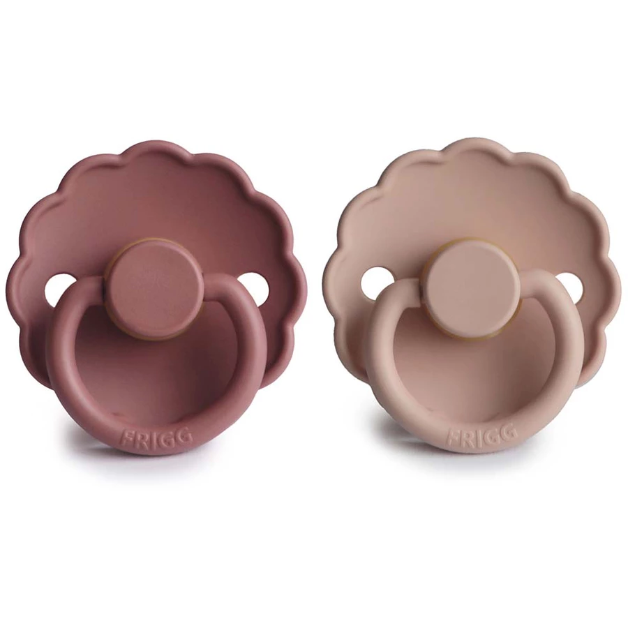 FRIGG Schnuller Daisy BlushWoodchuck 6-18 Monate