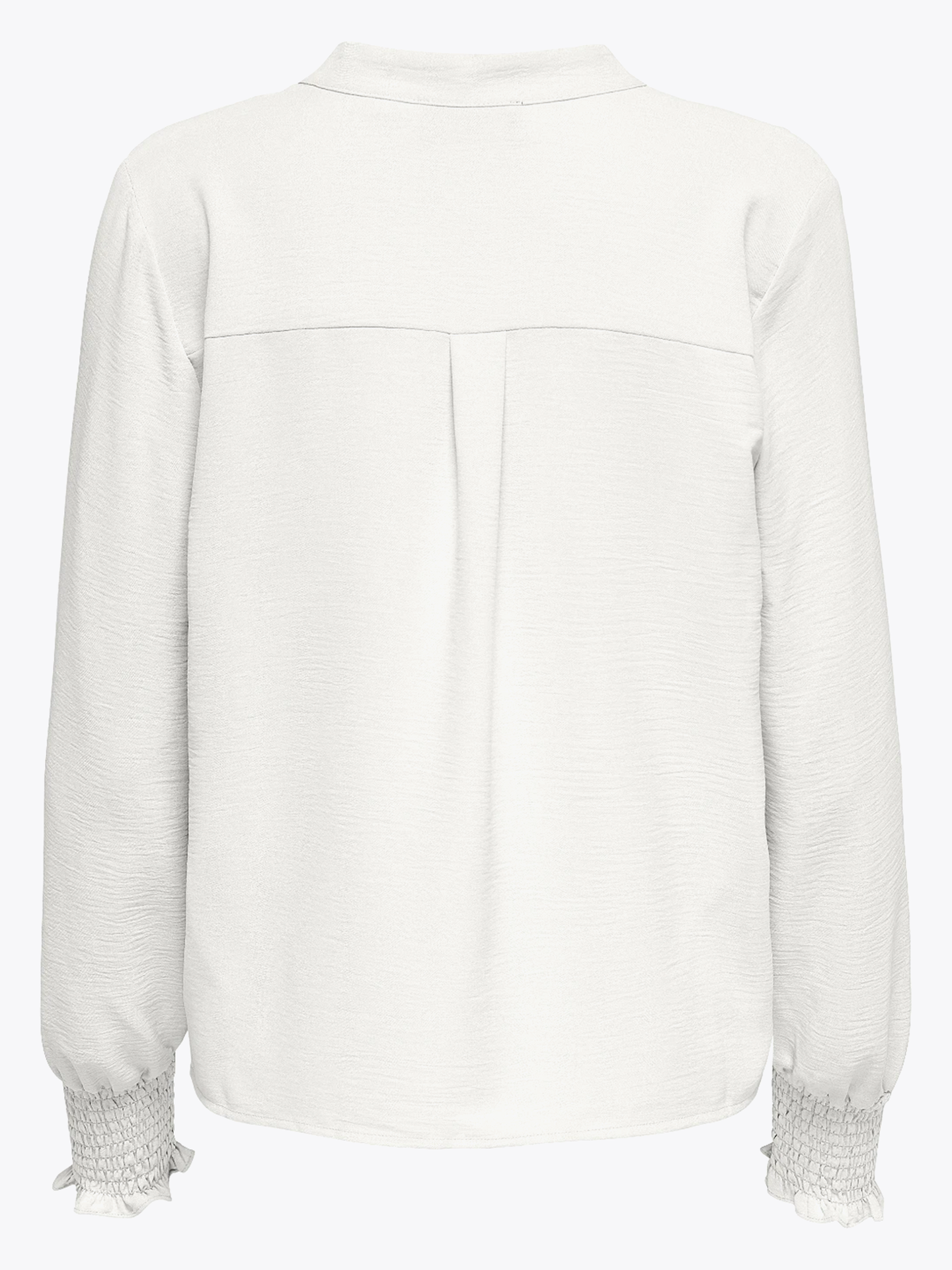 Mette V-Neck Long Sleeve Smock Top