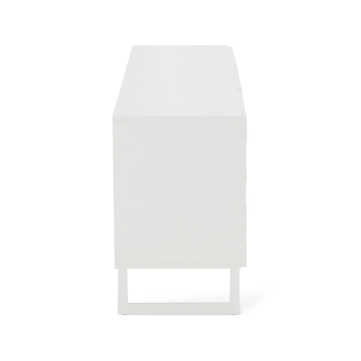 BESTMOBILIER Sofia Meuble TV - Blanc Mat
