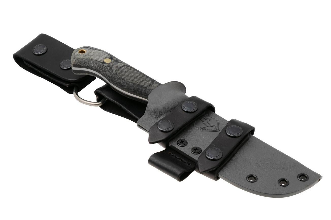 Condor SBK CTK3940-5.28HC, Black 1075 Carbon Steel, Black Micarta, vaststaand mes, Julio Diez design