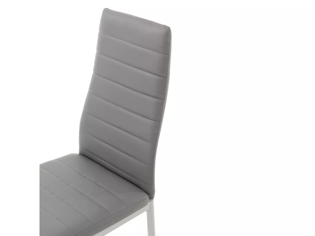 Set de 4 Chaises BEATRICE gris