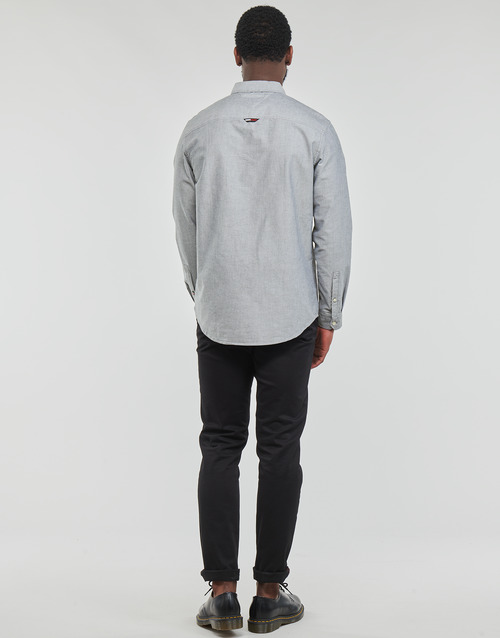 Tommy Jeans - TJM CLASSIC OXFORD SHIRT - Gris foncé