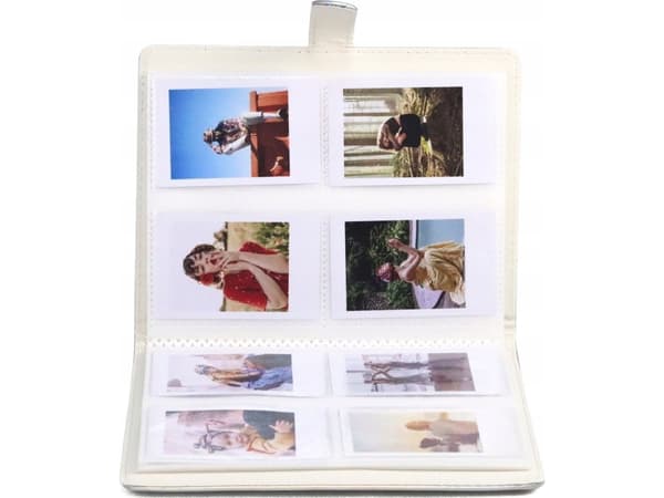 LoveInstant Photo Album 128 stk for FujiFilm Instax Mini 40 12 11 9 8 7 EVO LiPlay Link / Pink Flash