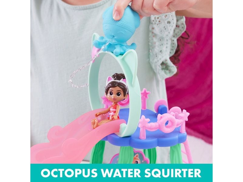 Spinmaster Spielfigurenset Gabby’s Dollhouse Pool Adventure Pool-Spielset mit Farbwechseleffekt