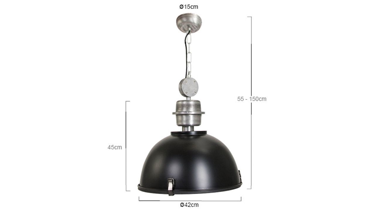 Hanglamp 7586ZW Bikkel ⌀42  cm