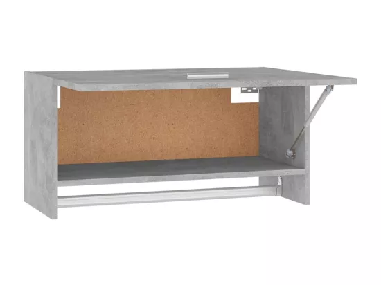 Porte manteau mural Gris béton 70x32,5x35