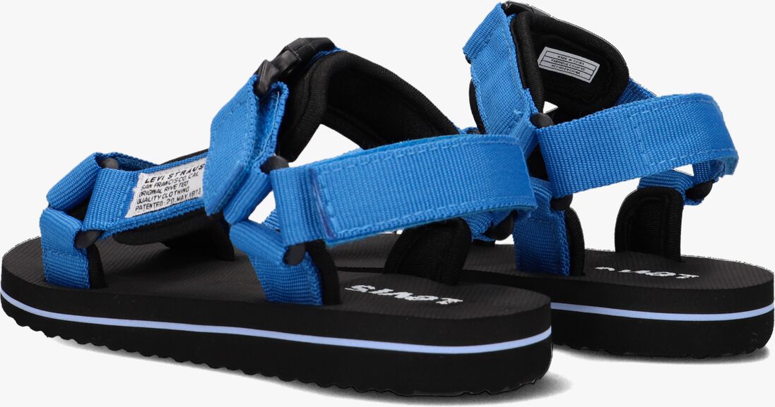 LEVI\\'S blauwe levi's sandalen tahoe